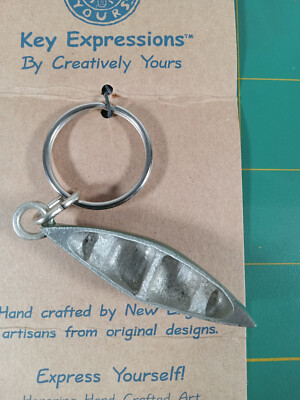 Canoe Keychain Key Expressions Creatively Yours Hand Craft Art Pewter Artisans