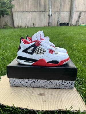 Size 8 - Jordan 4 Retro OG Mid Fire Red 194499969914| eBay