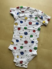 Vintage 80s Carter's 9-12 Months Balloon Print Bodysuit Made in USA