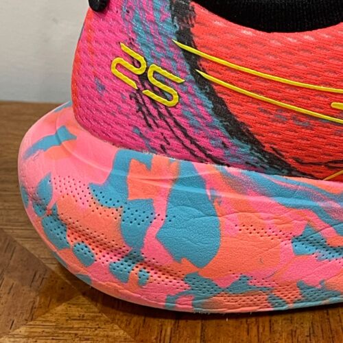 Scarpe ASICS Gel Nimbus 25 donna 8 acquario rosa giallo vibrante sneaker 1012B586 - Foto 10 di 17