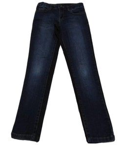 Chicas Tamaño 8 azul un lado el otro objetivo de pantalones vaqueros del  dril de algodón negro ajuste en la cintura | eBay
