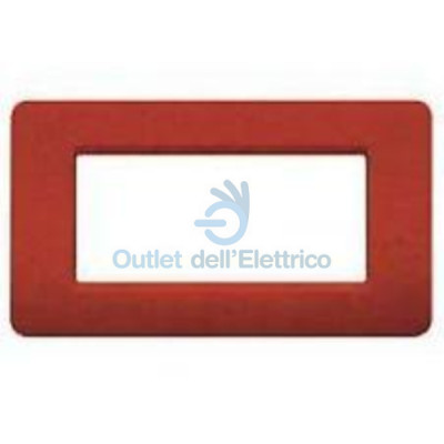 Plaque Bticino Série AM4804CRD MATIX Corail