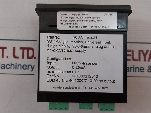 Seneca S311A-4-H Digital Monitor with Universal Input 98-S311A-4-H - Picture 5 of 13