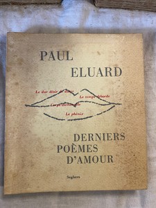 Derniers Poemes D Amour Paul Eluard 1962 Ebay