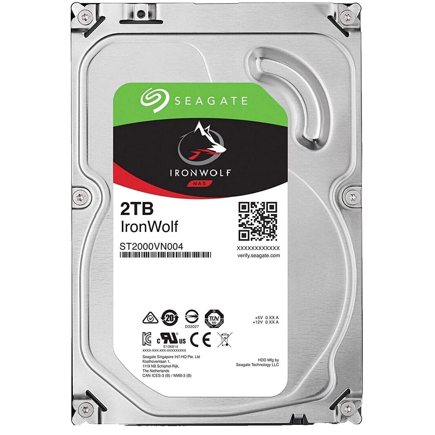 SATA III Internal Hard Disk Drives 3.5 in Form Factor 2TB Storage Capacity