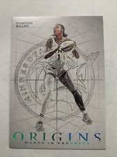 2023 Panini Origins WNBA Diamond Miller Works In Progress Rookie Card SP #2 Lynx