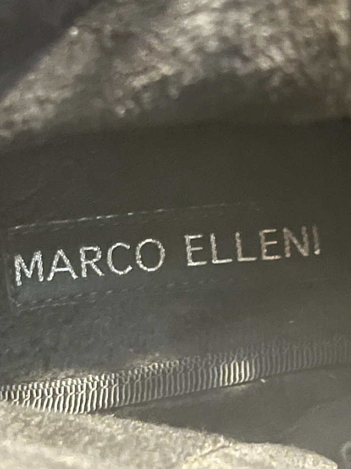 Botas de combate negras de charol para mujer talla 7/EU38 plataforma con cordones grunge Foto 3 de 4