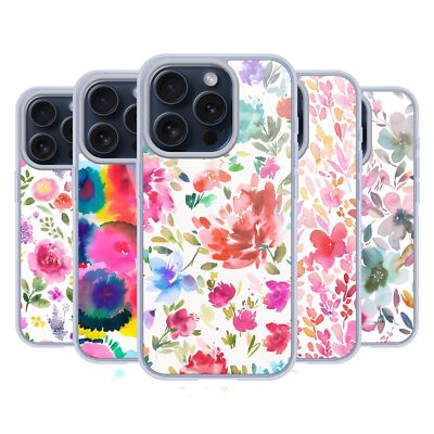 NINOLA AQUARELL KÜNSTLERISCHE BLUMEN GELHÜLLE KOMPATIBEL MIT iPHONE & MAGSAFE