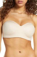 Wacoal 854372 Staying Power Wire Free Convertible Strapless Bra SZ 38C Sand