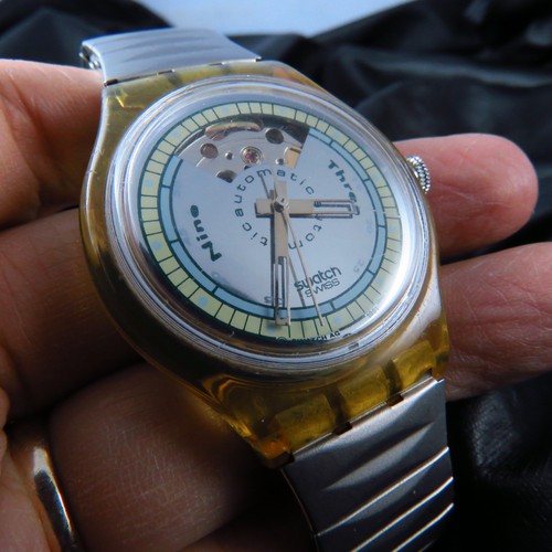 swiss made swatch eta 2840 automatic unisex watch