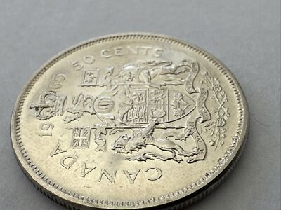 CANADA 1965 Silver Coin 50 Cents | eBay