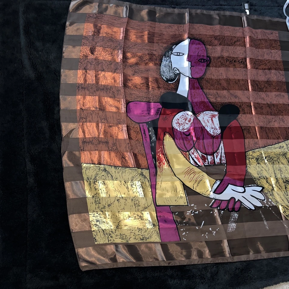 "Nuevo BIJOUX TERNER Mujer Bufanda Floral Multicolor 40"" Cuadrado" Foto 2 de 4