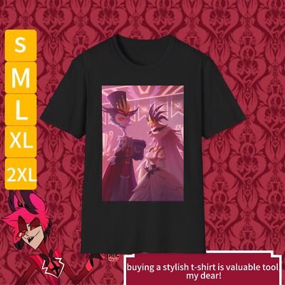 Helluva Boss Stolas Stella Octavia Blitzo Unisex Softstyle T-Shirt