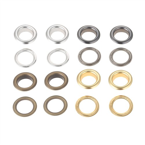 100 Sets Grommets Eyelets 10mm Punch Die Tool 4 Colour for Leather,Tents Awnings - Picture 7 of 25