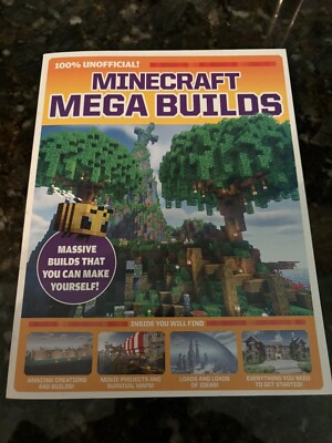 SCHOLASTIC Minecraft Mega Builds Paperback Book (New)