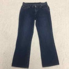 Size 6 LRL Lauren Jeans Co Women's Ralph Lauren Bootcut Denim Blue Jeans