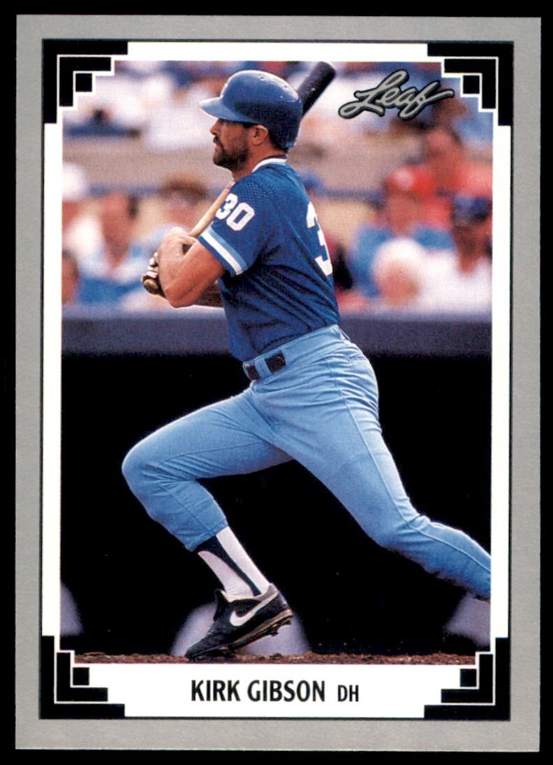1991 Leaf #249 Kirk Gibson