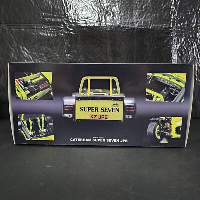 Kyosho Original Die-Cast Caterham Super Seven JPE Yellow 1:18 | eBay
