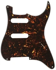 Custom For Stratocaste No Pot With 6 Screw Holes Guitar Pickguard,Brown Tortoise