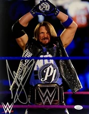 A.J. Styles Signed Autographed 11x14 Photo JSA Authenticated #6