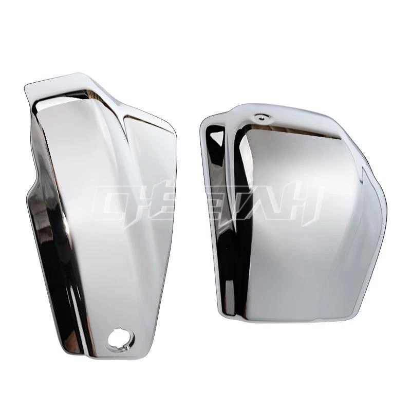 Chrome Battery Side Covers For Yamaha V Star 1100 XVS1100 Classic 1999-2011 Foto 3 de 4