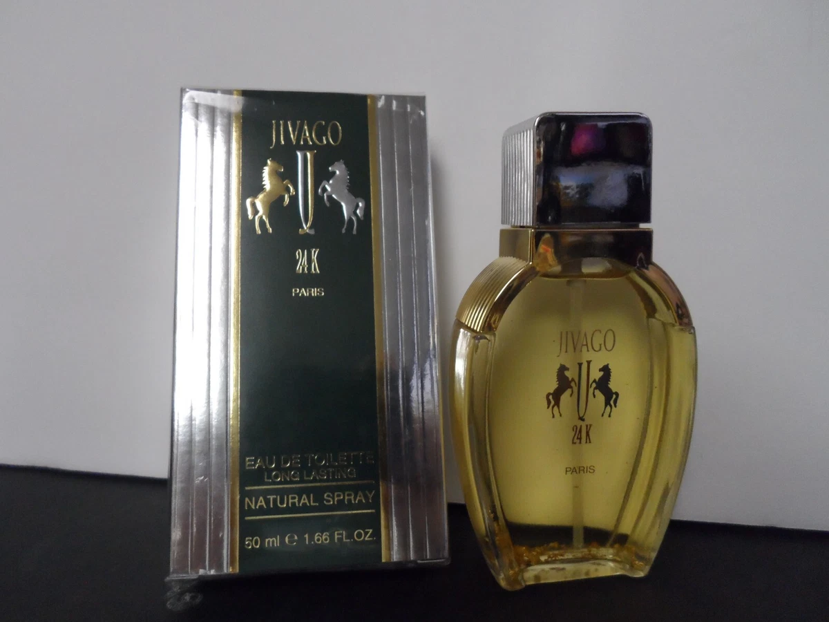 Jivago 24 K Men EDT Spray 1.7 oz 50 ml Long Lasting New In Sealed Box