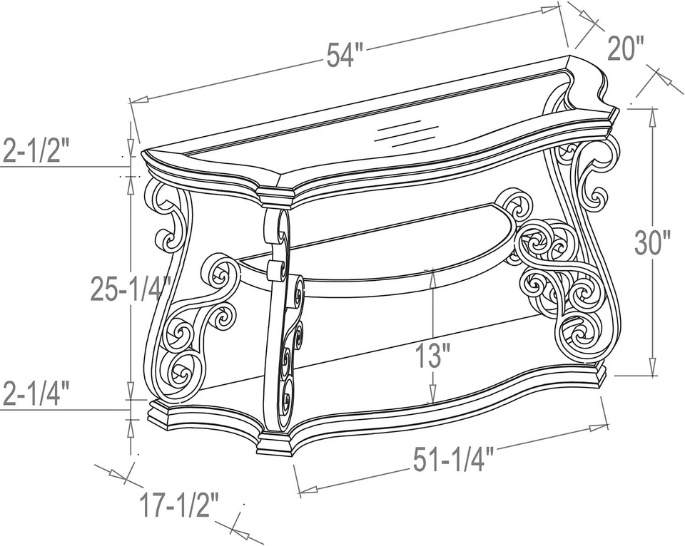 Console Table Glass Table Top Sofa Table End Table w/ Storage Shelf Living Room - Image 2 of 4