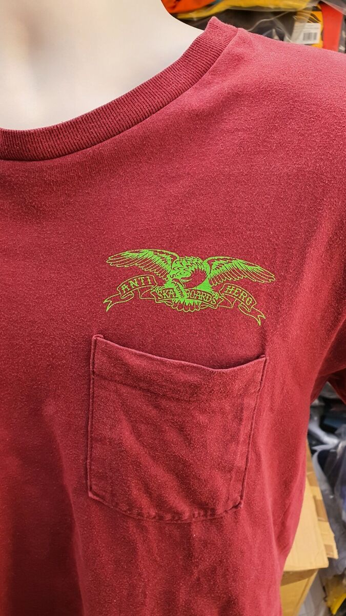 SS16 Supreme x Anti Hero Eagle pocket tee burgundy T-shirt SS16 Supreme x Anti Hero Eagle pocket tee burgundy T-shirt