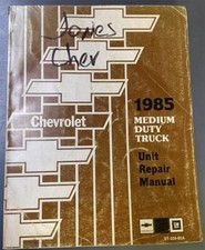 1985 Chevy C50 C60 C70 Rebuild Manual Engine Transmission Chevrolet Truck Shop