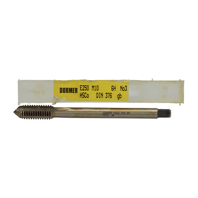 Dormer E250M10 Machine Tap Straight Flute M10 New NFP