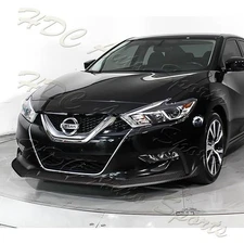 For 16-18 Nissan Maxima GT-Style Carbon Look Front Bumper Splitter Spoiler Lip