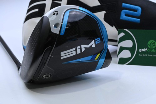 Left Hand Taylormade SIM2 Driver / 9 Degree / Regular Flex Fujikura Atmos Blue 5