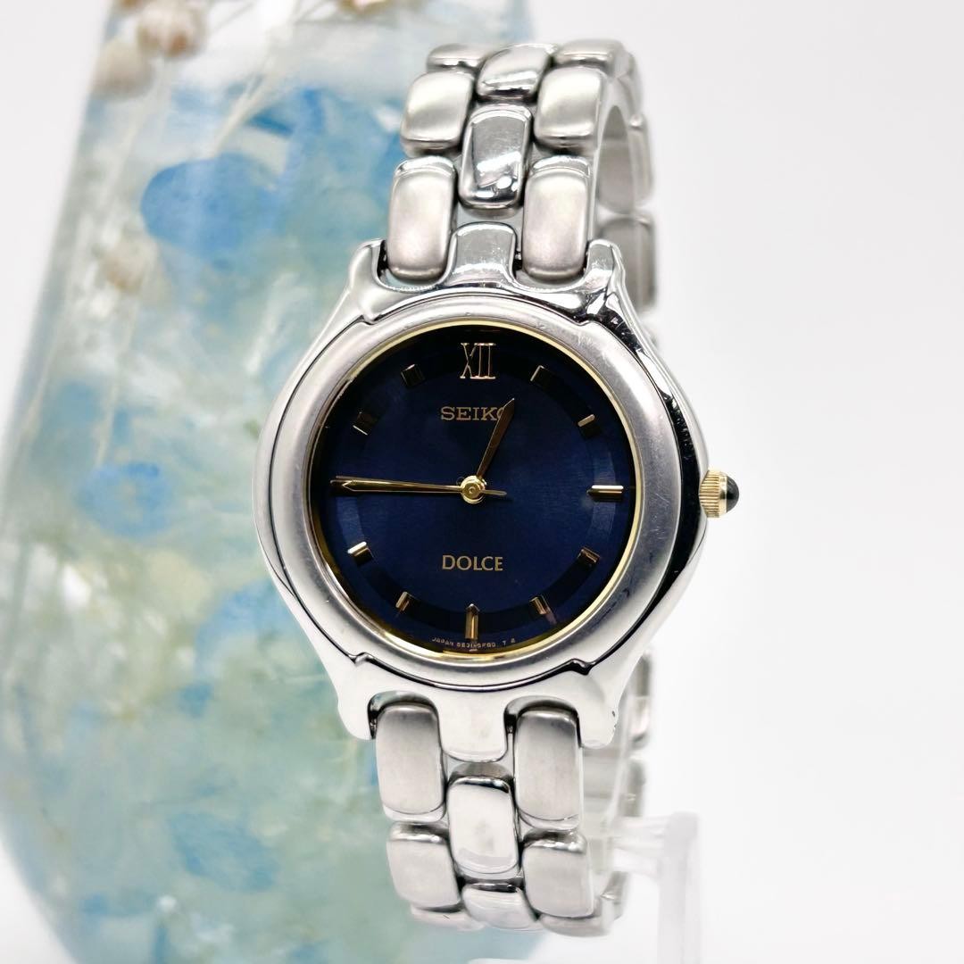 Analog Case Quartz Blue 5E31 SEIKO Dolce Wristwatch 17cm Dial 6E90 Silver - VintageWatches.PK Analog Case Quartz Blue 5E31 SEIKO Dolce Wristwatch 17cm Dial 6E90 Silver - vintagewatches.pk