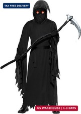 Spooktacular Creations Men Adult Grim Reaper Costume with Grim Reaper Accessorie