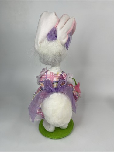 Annalee Easter Parade Girl Boy Bunny Jelly Bean Basket 12” Pink Blue W Tags - Picture 6 of 6