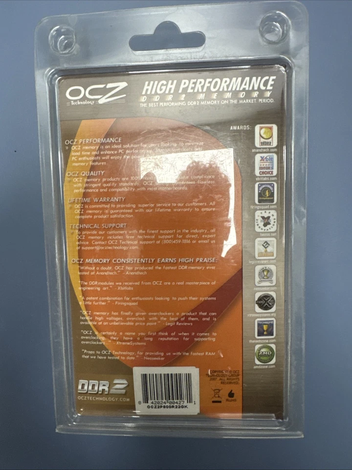 OCZ Technology 2 GB OCZ3P13334GK PC2-6400 DDR2 1600MHz Desktop Ram - Image 2 of 2