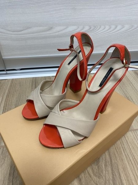 Women Vitto Rossi Heels Beige Leather 36