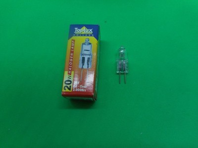 5 St. Toplux Halogen  Stiftlampen  JC 24V 20W G4  Achtung 24 Volt