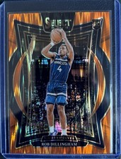 ROB DILLINGHAM (RC) #84 ORANGE FLASH PRIZM 2024-25 Panini Select MINT OR BETTER