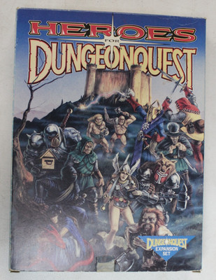 Games Workshop 1987 Heroes for Dungeonquest Expansion Set Incomplete
