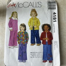 McCall s 4181 Jacket Pants Sewing Pattern Siz...
