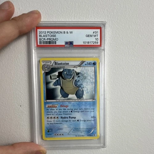 Pokémon Blastoise Boundaries Crossed Promo Holo Rare PSA 10 31/149 140 HP 2012
