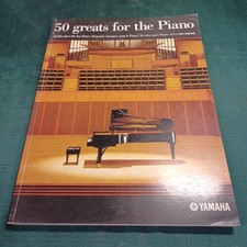 50 Greats For The Piano Book Yamaha Sheet Music Song Book