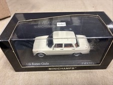 Minichamps Alfa Giulia Sedan White 1/43 Scale New Never Been Out Of The Box