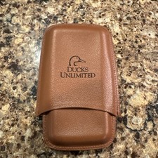 Ducks Unlimited Leather Cigar Holder By  Sarge Leather Company