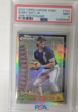 2022 Topps Chrome Sonic - 1996 Youthquake Bobby Witt Jr. #YQ-1 (RC)