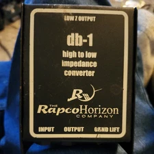 Rapco Horizon DB-1 Passive Direct Box High to Low Impedance Converter