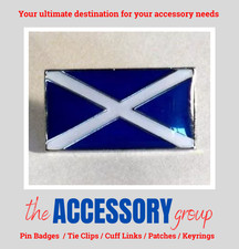 Brand new Scottish Scotland Flag Cross pin badge vehicle tie pin badge metal 