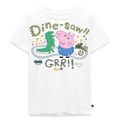Peppa Wutz Dine-Saw Dino Dinosaurier Kinder Premium Bio T-Shirt