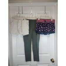 Girl's sz L 10 12 Clothing LOT of 3 Shorts Leggings Justice Old Navy